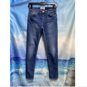 Acne Studios Skin 5 Skinny Stretch Jeans Women's Denim 27/32 Blue Slim